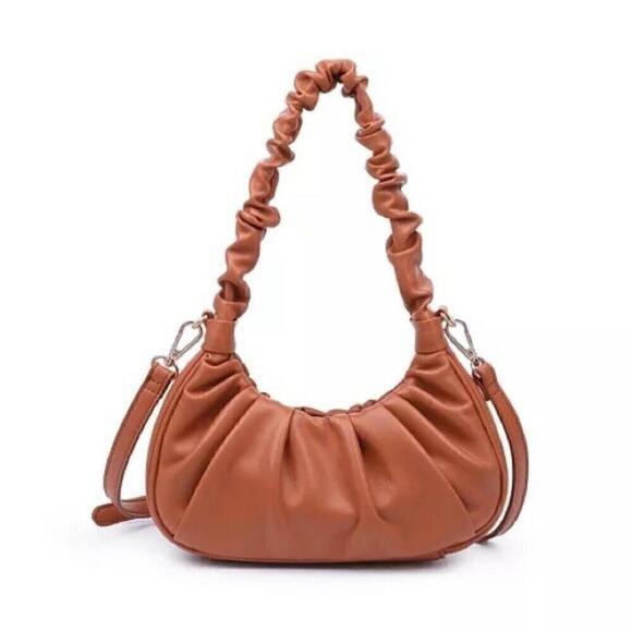 URBAN EXPRESSIONS Oliveta Scrunch Handle Crossbody Bag, purse, - Picture 3 of 8